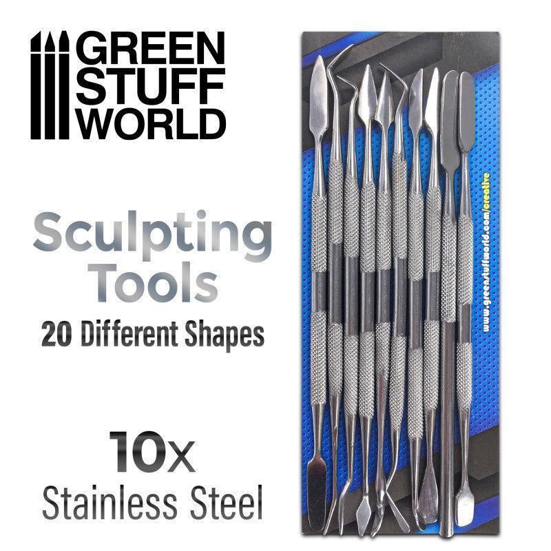 GREEN STUFF WORLD 10x Sculpting Tools