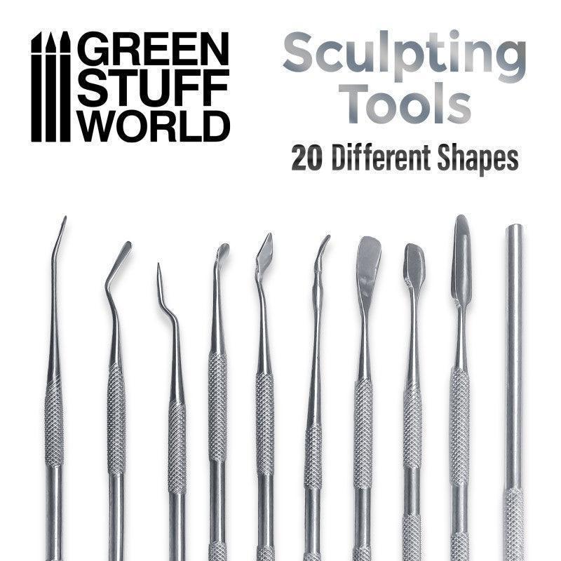 GREEN STUFF WORLD 10x Sculpting Tools - Image 3