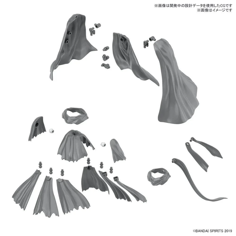30MM 1/144 OPTION PARTS SET 14 (MULTI CLOTH) - Image 4