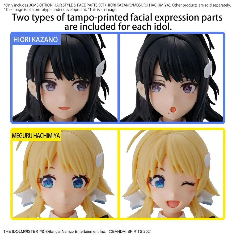 30MS OPTION HAIR STYLE & FACE PARTS SET (HIORI KAZANO/MEGURU HACHIMIYA) - Image 2