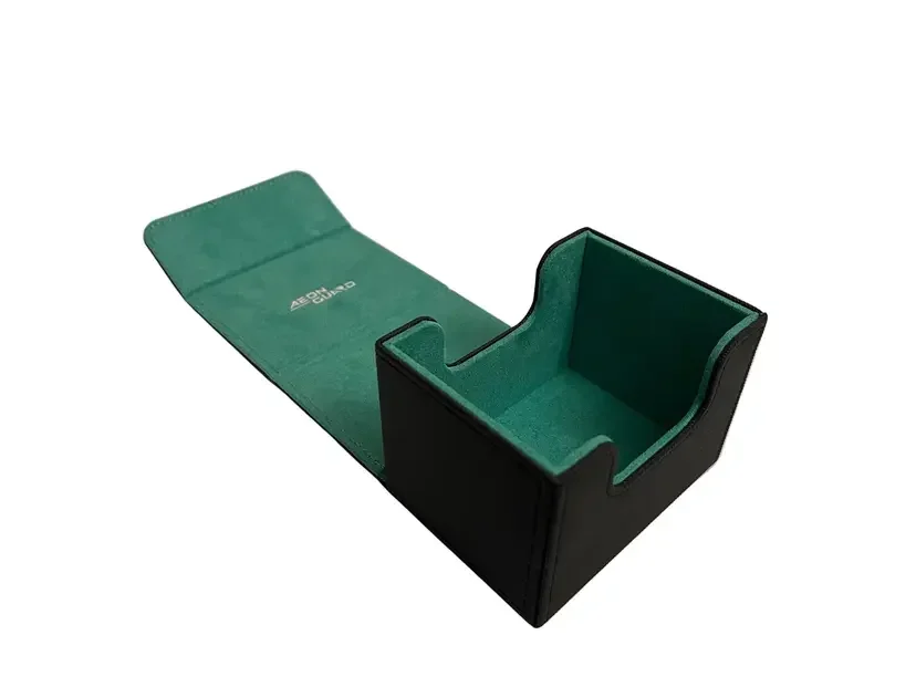 Aeon Guard Abyssal Black and Green Deck Box - Image 3