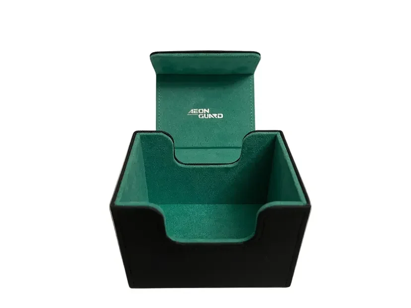 Aeon Guard Abyssal Black and Green Deck Box - Image 4