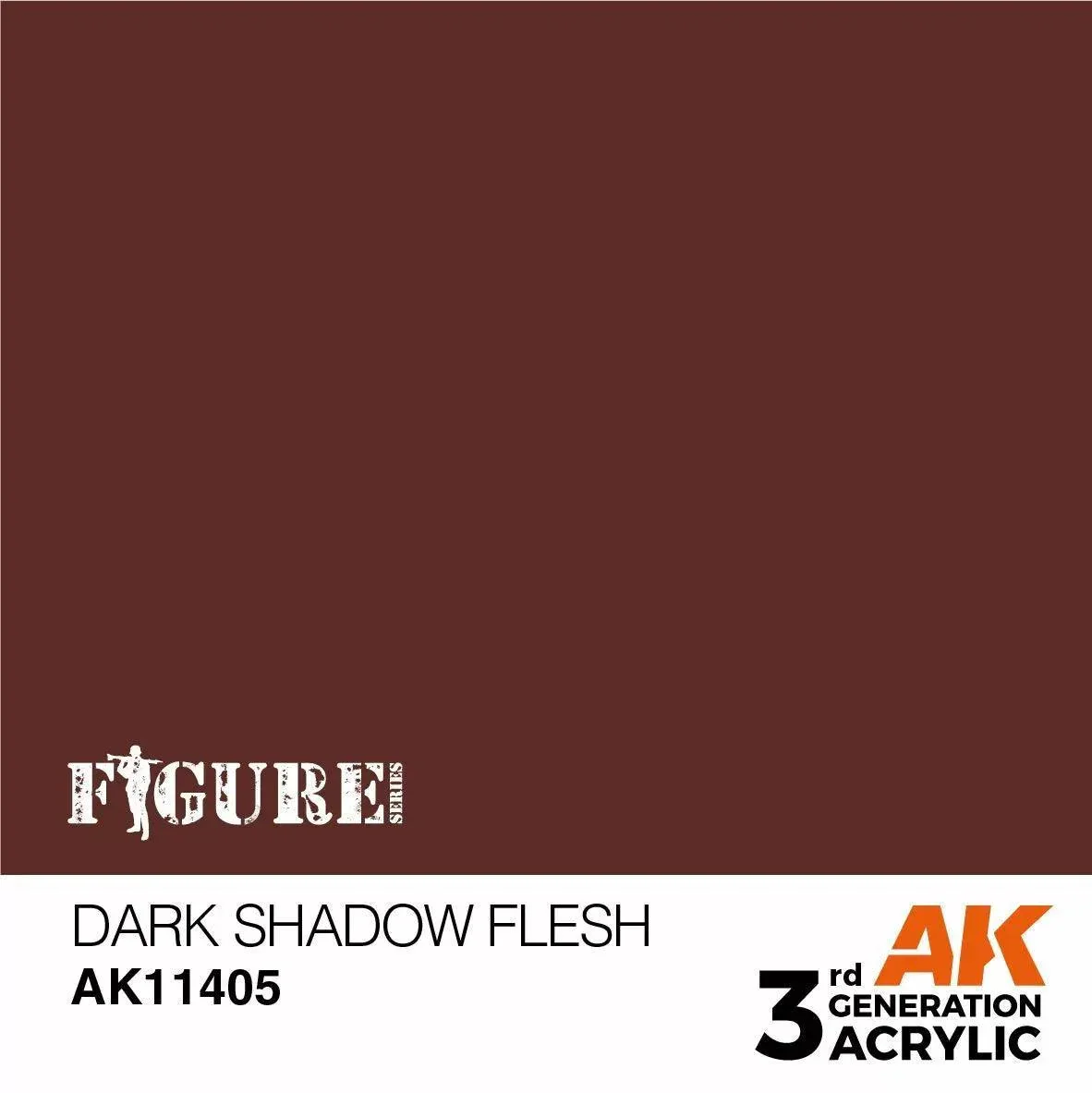 AK Interactive 3Gen Figures Acrylics - Dark Shadow Flesh 17ml - Image 2