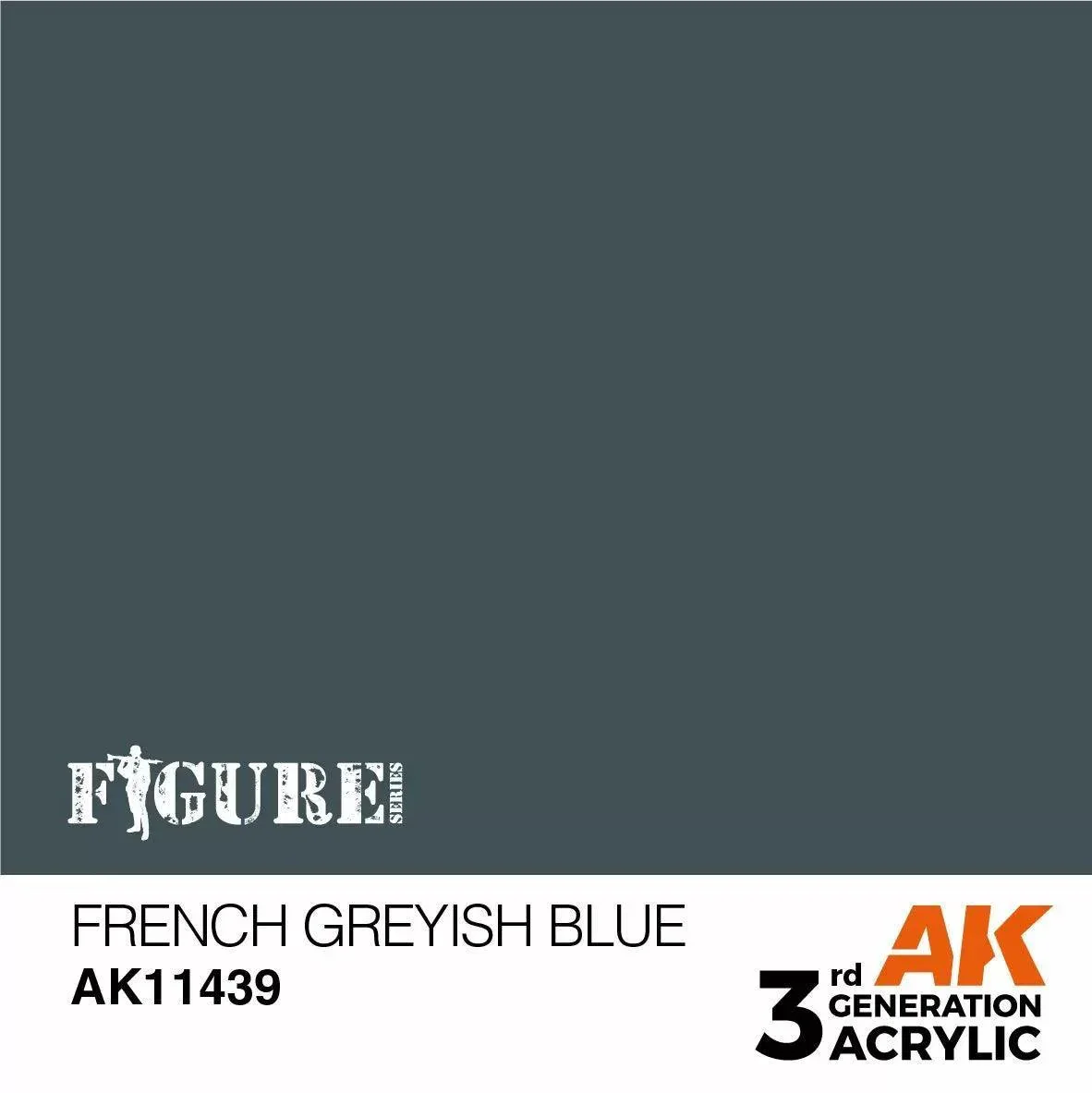 AK Interactive 3Gen Figures Acrylics - French Greyish Blue 17ml - Image 2