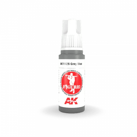 AK Interactive 3Gen Figures Acrylics - Grey Blue 17ml - Image 2