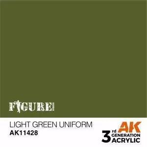 AK Interactive 3Gen Figures Acrylics - Light Green Uniform 17ml