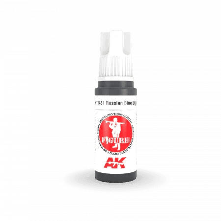 AK Interactive 3Gen Figures Acrylics - Russian Blue Lights 17ml - Image 2