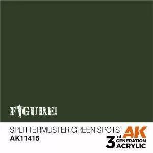 AK Interactive 3Gen Figures Acrylics - Splittermuster Green Spots 17ml - Image 2