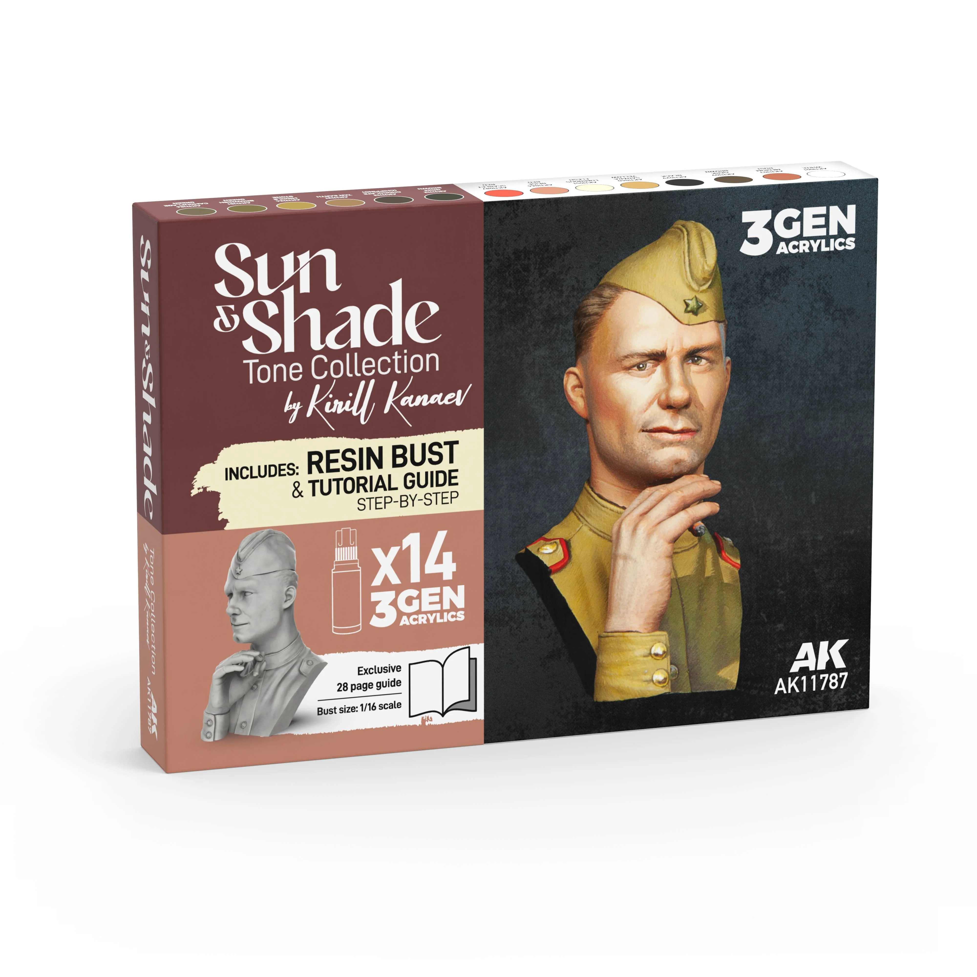 AK-Interactive: 3Gen: Sun & Shade Tone Collection By Kirill Kanaev