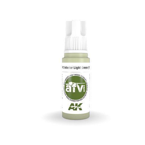 AK Interactive 3rd Gen Acrylic APC INTERIOR LIGHT GREEN (FS24533)