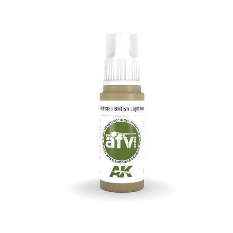 AK Interactive 3rd Gen Acrylic BRITISH LIGHT MUD