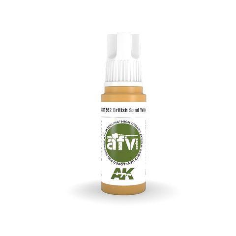 AK Interactive 3rd Gen Acrylic BRITISH SAND YELLOW