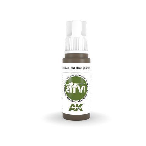 AK Interactive 3rd Gen Acrylic FIELD DRAB (FS30118)