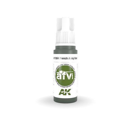 AK Interactive 3rd Gen Acrylic FRENCH ARMY GREEN