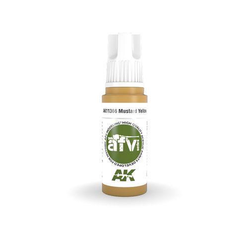 AK Interactive 3rd Gen Acrylic MUSTARD YELLOW