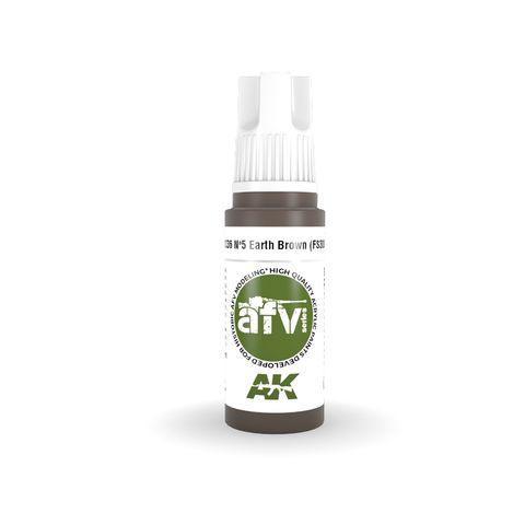 AK Interactive 3rd Gen Acrylic Nº5 EARTH BROWN (FS30099)