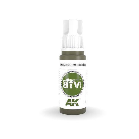 AK Interactive 3rd Gen Acrylic OLIVE DRAB BASE