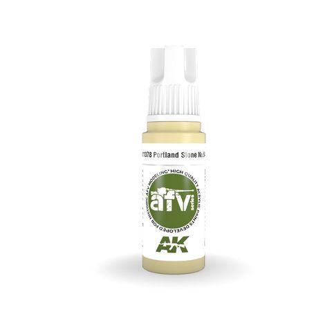 AK Interactive 3rd Gen Acrylic PORTLAND STONE NO0.64