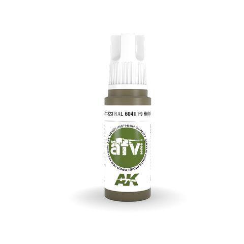 AK Interactive 3rd Gen Acrylic RAL 6040 F9 HELLOLIV