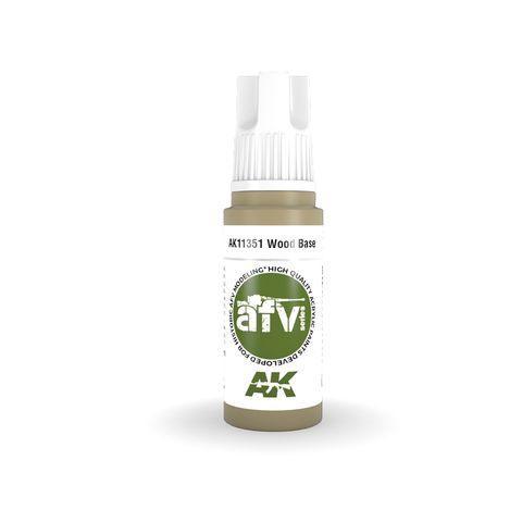 AK Interactive 3rd Gen Acrylic WOOD BASE