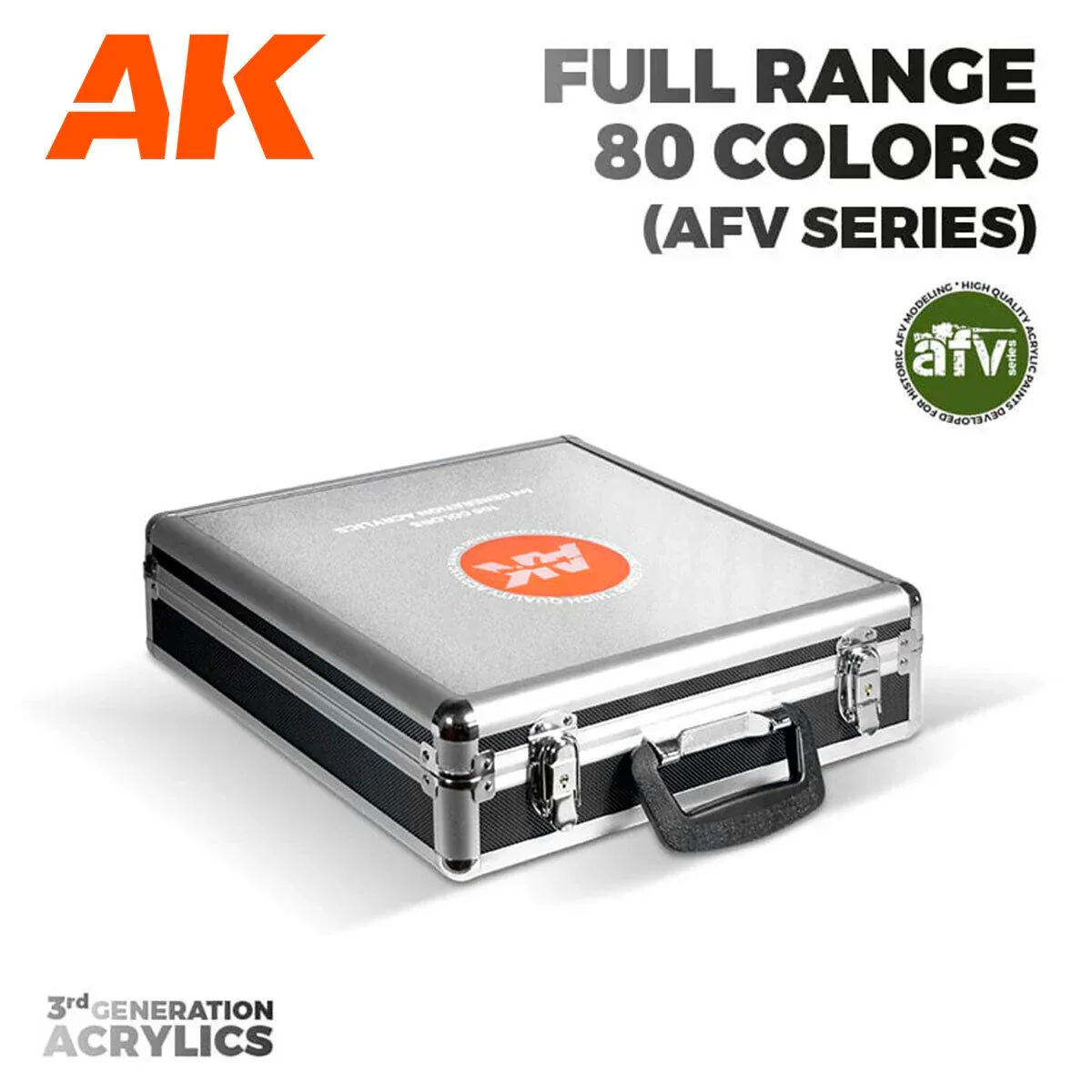 AK Interactive AFV Series: Briefcase 80 Colors Acrylic Paint Set 3rd Generation - Image 3
