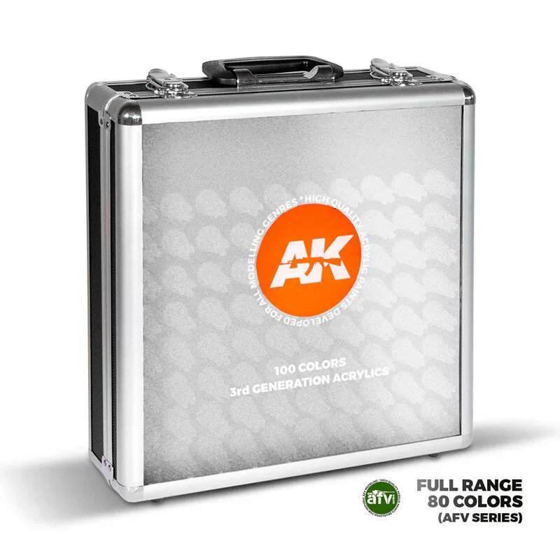 AK Interactive AFV Series: Briefcase 80 Colors Acrylic Paint Set 3rd Generation - Image 5