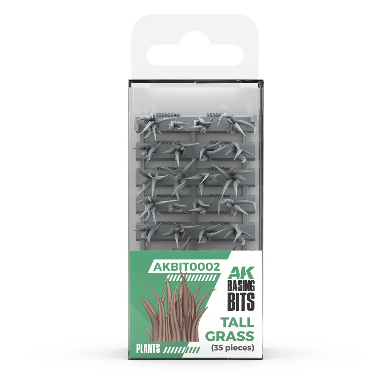 AK Interactive - Basing Bits - Tall Grass (35 Pieces)