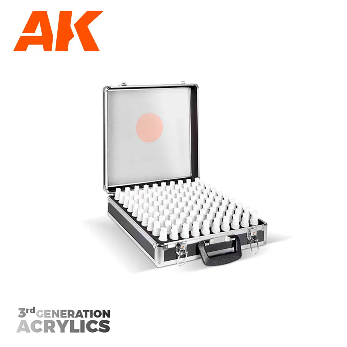 AK Interactive Briefcase 100 Colors Acrylic Paint Set 3rd Generation - Image 3