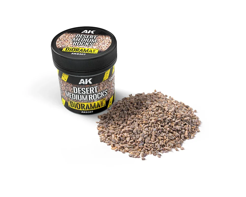 AK Interactive - Dioramas - Desert Medium Rocks 100Ml