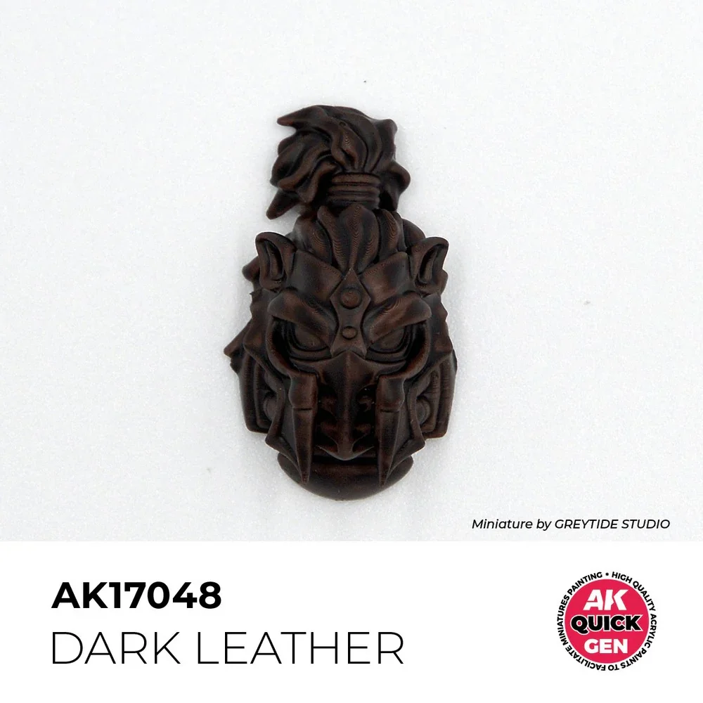 AK Interactive - Quick Gen - Dark Leather 18 ml - Image 3