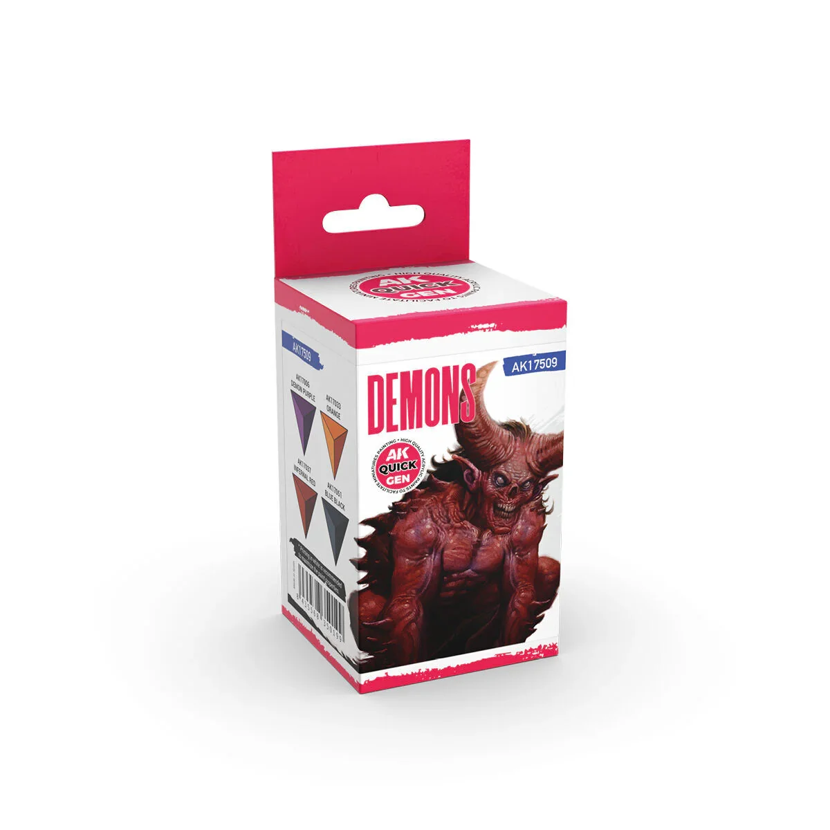 AK Interactive Quick Gen: Demons Acrylic Paint Set (4 Colours)