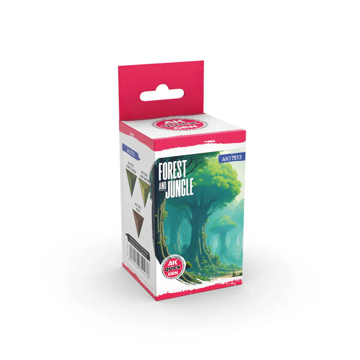 AK Interactive Quick Gen: Forest & Jungle Acrylic Paint Set (3 Colours)