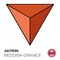 AK Interactive - Quick Gen: Reddish Orange - 18ml - Image 2