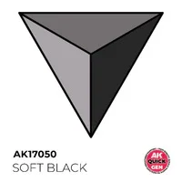 AK Interactive - Quick Gen: Soft Black - 18ml - Image 2