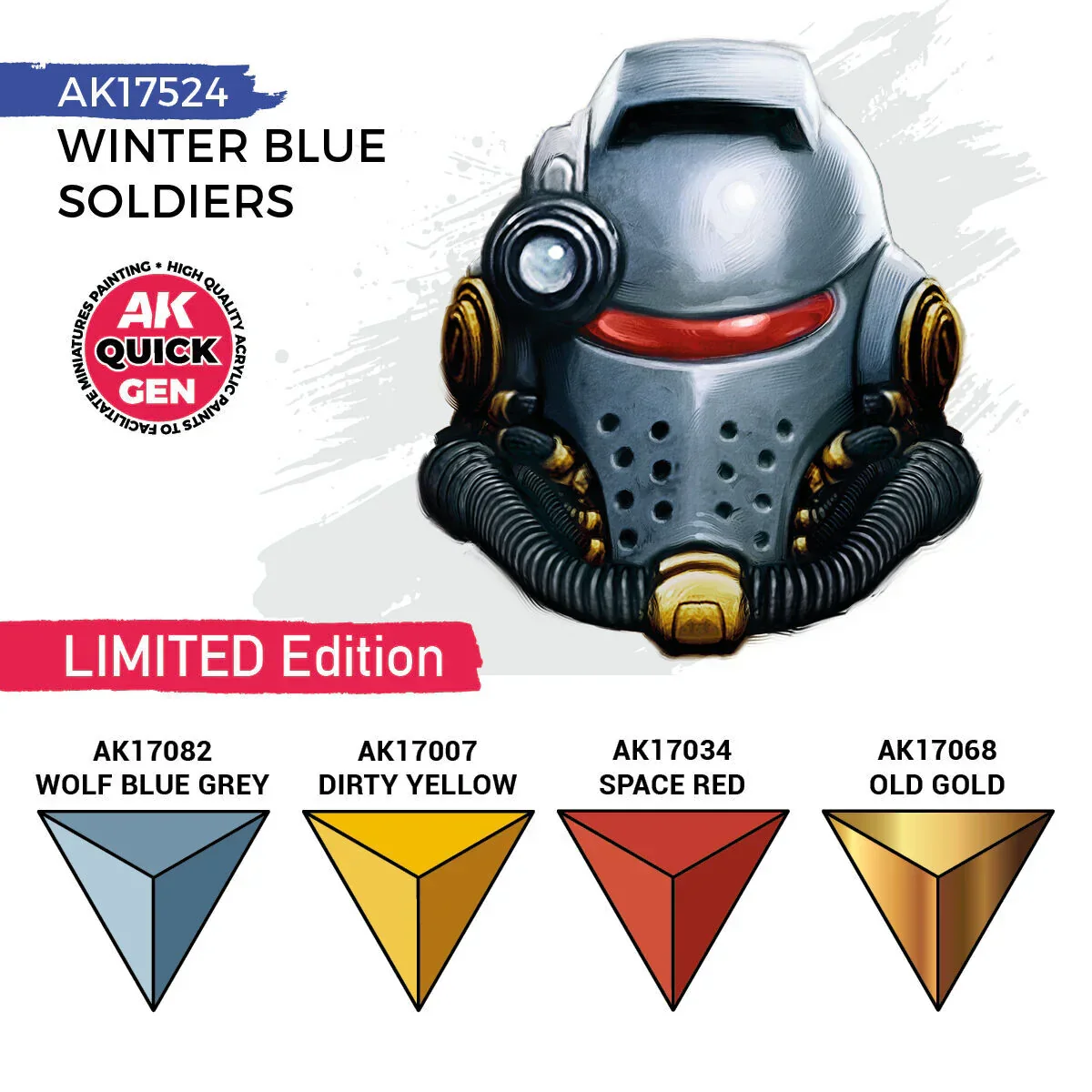 AK Interactive Quick Gen: Winter Blue Soldiers Acrylic Paint Set (4 Colours) - Image 2
