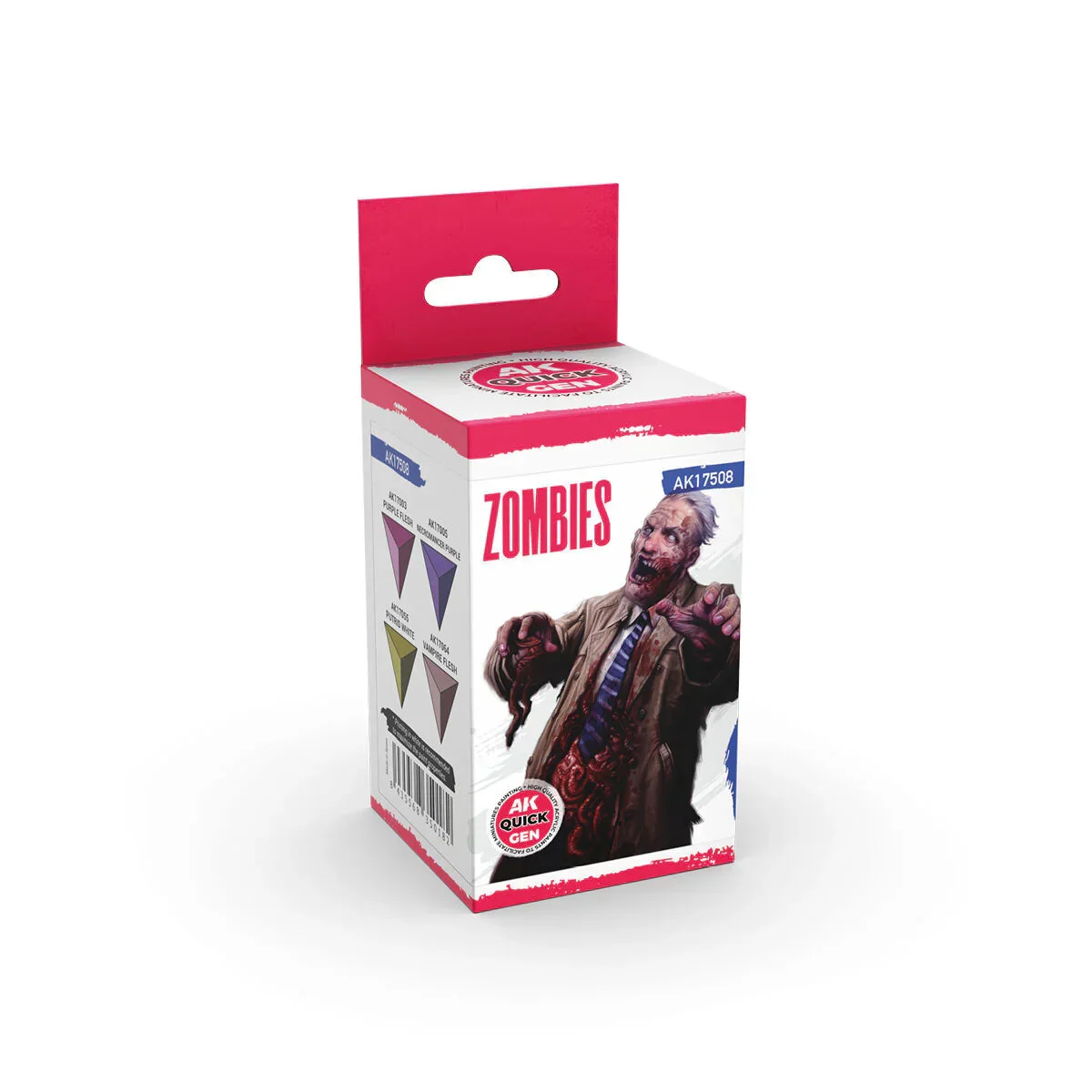 AK Interactive Quick Gen: Zombies Acrylic Paint Set (4 Colours)