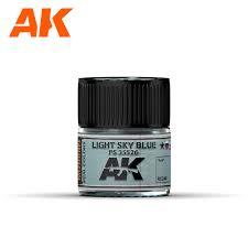 AK Interactive Real Colors - Acrylic Lacquer Paint 10ml bottle -LIGHT SKY BLUE FS 35526
