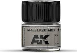 AK Interactive Real Colors - Acrylic Lacquer Paint 10ml bottle - M-485 LIGHT GREY