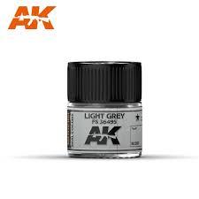AK Interactive Real Colors - Acrylic Lacquer Paint 10ml bottle - LIGHT GREY FS 36495