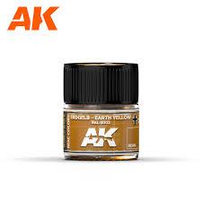 AK Interactive Real Colors - Acrylic Lacquer Paint 10ml bottle - ERDGELB Earth Yellow Ral 8002
