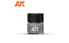 AK Interactive Real Colors - Acrylic Lacquer Paint 10ml bottle - DARK GULL GREY FS 36231
