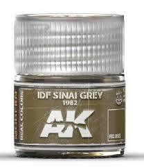 AK Interactive Real Colors - Acrylic Lacquer Paint 10ml bottle -IDF SINAI GREY SINCE 1990
