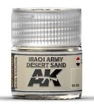 AK Interactive Real Colors - Acrylic Lacquer Paint 10ml bottle -IRAQI ARMY DESERT SAND