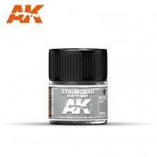 AK Interactive Real Colors - Acrylic Lacquer Paint 10ml bottle - STAUBGRAU DUSTY GREY RAL 7037