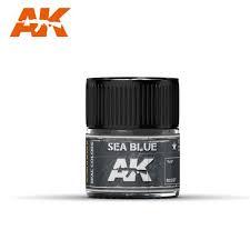 AK Interactive Real Colors - Acrylic Lacquer Paint 10ml bottle - SEA BLUE