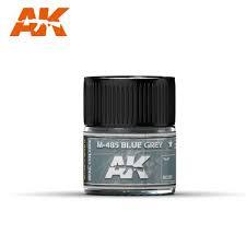 AK Interactive Real Colors - Acrylic Lacquer Paint 10ml bottle - M-485 BLUE - GRAY