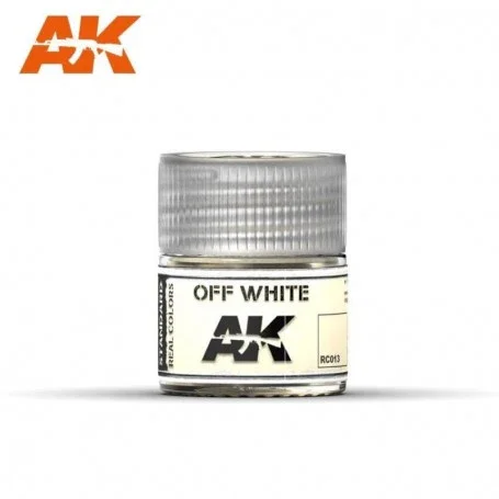 AK Interactive Real Colors - Acrylic Lacquer Paint 10ml bottle - Off White