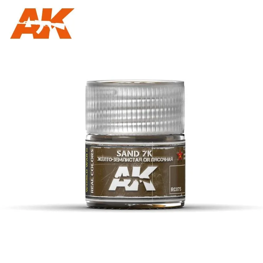 AK Interactive Real Colors - Acrylic Lacquer Paint 10ml bottle - Sand 7K