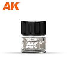 AK Interactive Real Colors - Acrylic Lacquer Paint 10ml bottle - QUARZGRAU QUARTZ GREY RAL 7039