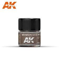 AK Interactive Real Colors - Acrylic Lacquer Paint 10ml bottle - BROWN FS 30140